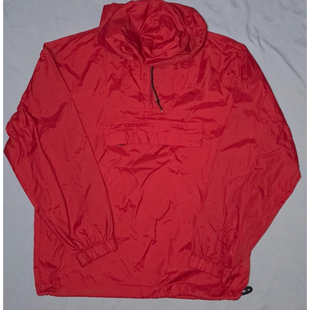 Vintage GAP Anorak Jacket‎ Mens Size Medium Red '03 Y2K Pullover Windbreaker